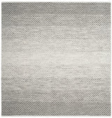 Safavieh Montauk 6'-0" x 6'-0" Rug in Light Grey / Ivory