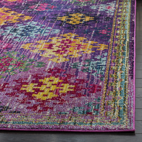 Safavieh Monaco 4'-0" x 5'-7" Rug in Purple / Multi