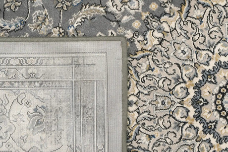 Dynamic Rugs Ancient Garden 57119 Grey / Cream Rugs - Corner
