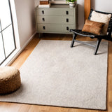 Safavieh Micro-Loop 5'-0" x 8'-0" Rug in Silver / Ivory