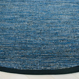 Safavieh Montauk 6'-0" x 6'-0" Rug in Blue / Black