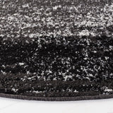 Safavieh Adirondack 5'-0" x 5'-0" Rug in Silver / Black