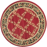 Safavieh Lyndhurst 5'-3" x 5'-3" Rug in Red / Black