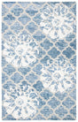 Safavieh Glamour 4'-0" x 6'-0" Rug in Navy / Ivory