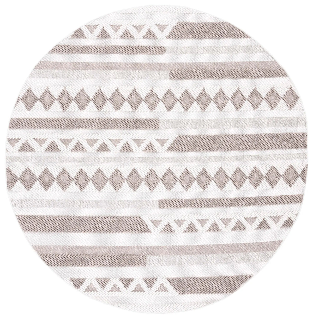 Safavieh Lotus 6'-7" x 6'-7" Rug in Ivory / Beige
