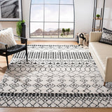 Safavieh Tulum 10'-0" x 13'-0" Rug in Ivory / Black