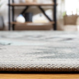 Safavieh Kilim 4'-0" x 6'-0" Rug in Grey / Black