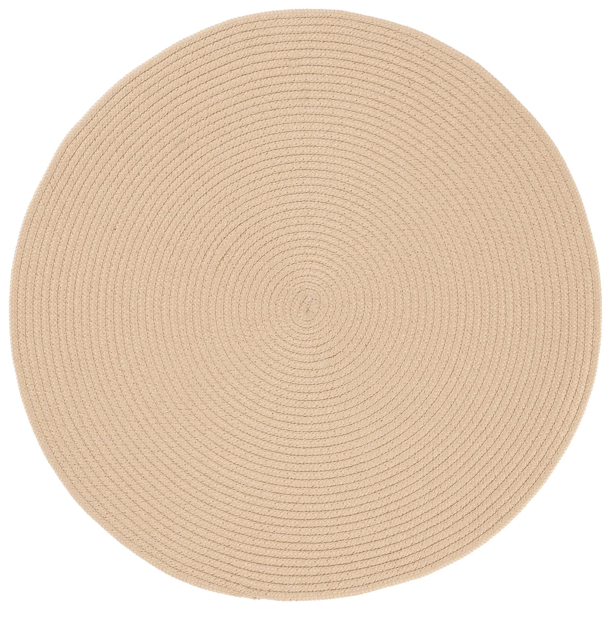 Safavieh Braided 3'-0" x 3'-0" Rug in Beige