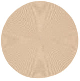 Safavieh Braided 3'-0" x 3'-0" Rug in Beige