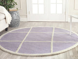 Safavieh Cambridge 6'-0" x 6'-0" Rug in Lavander / Ivory