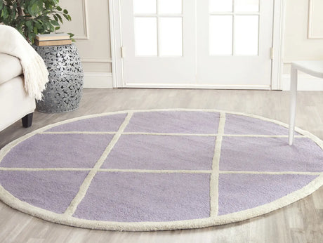 Safavieh Cambridge 6'-0" x 6'-0" Rug in Lavander / Ivory