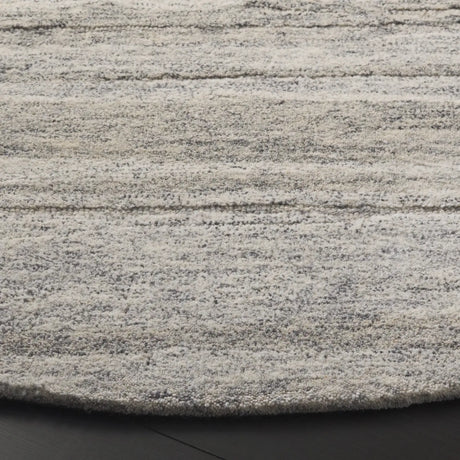 Safavieh Ebony 6'-0" x 6'-0" Rug in Dark Grey / Ivory