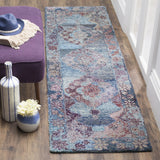 Safavieh Vintage Oushak 2'-3" x 8'-0" Rug in Blue