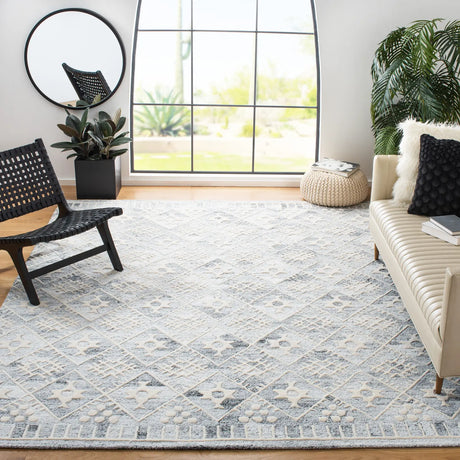 Safavieh Roslyn 6'-0" x 9'-0" Rug in Grey / Ivory