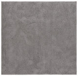 Safavieh Rumi Shag 6'-7" x 6'-7" Rug in Dark Grey
