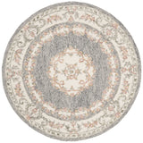 Safavieh Micro-Loop 5'-0" x 5'-0" Rug in Grey / Ivory