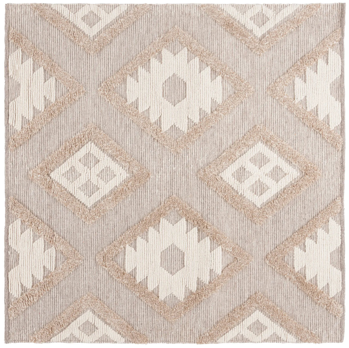 Safavieh Natura 6'-0" x 6'-0" Rug in Brown / Ivory