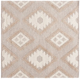 Safavieh Natura 6'-0" x 6'-0" Rug in Brown / Ivory