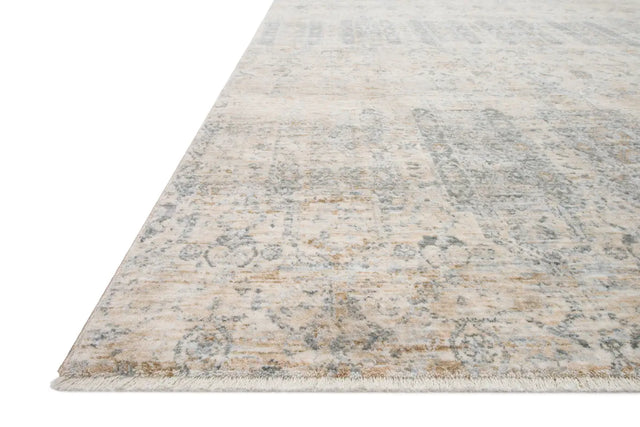 Loloi Pandora Pan-02 Ivory / Mist Rugs - rug corner