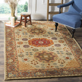 Safavieh Heritage 4'-0" x 6'-0" Rug in Beige / Multi