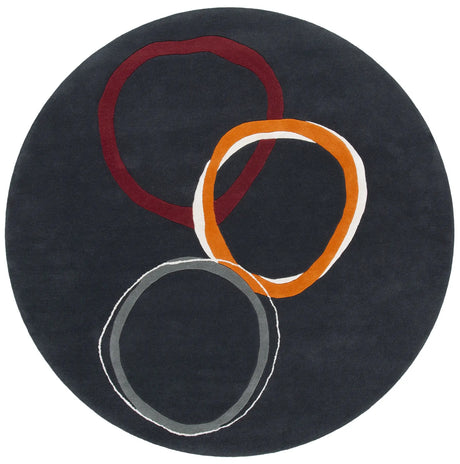 Safavieh Soho 6'-0" x 6'-0" Rug in Charcoal