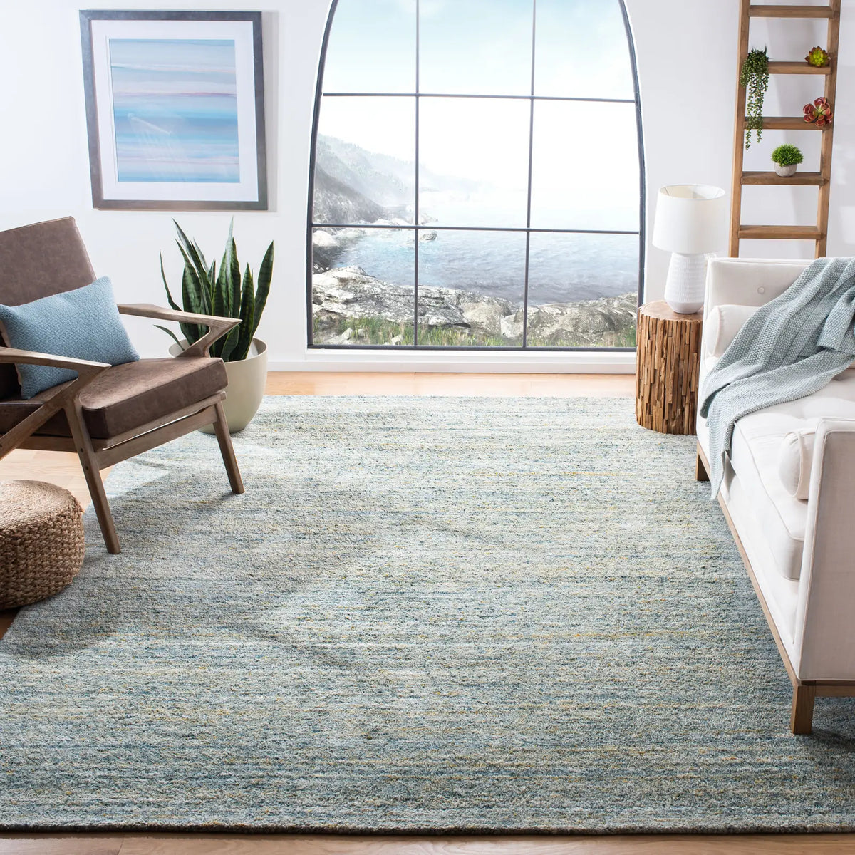 Safavieh Himalaya 10'-0" x 14'-0" Rug in Blue / Olive