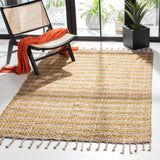 Safavieh Cape Cod 4'-0" x 6'-0" Rug in Gold / Natural