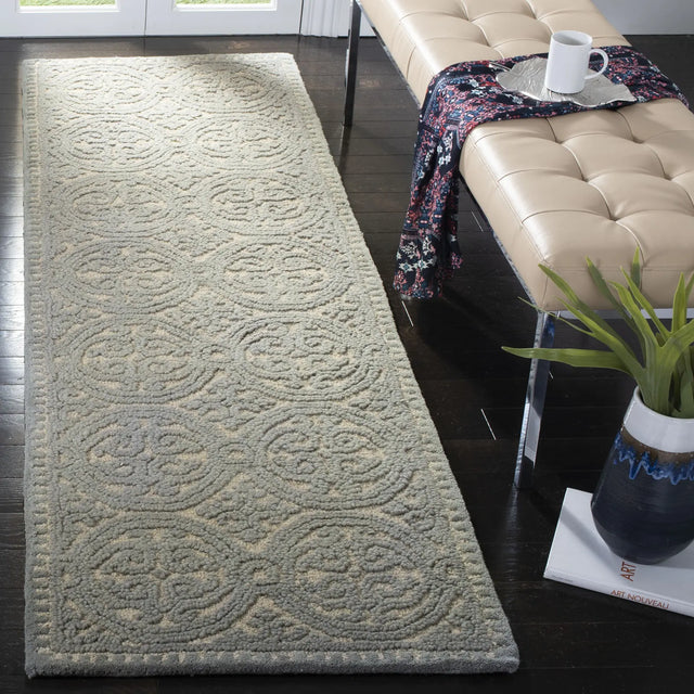 Safavieh Cambridge 2'-6" x 10'-0" Rug in Dusty Blue / Cement