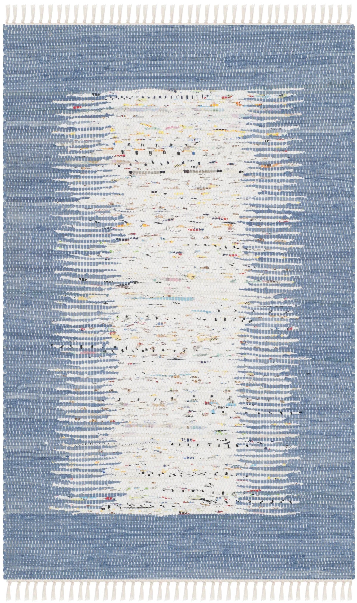 Safavieh Montauk 2'-6" x 4'-0" Rug in Ivory / Dark Blue