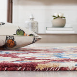 Safavieh Aspen 4'-0" x 6'-0" Rug in Wine / Blue