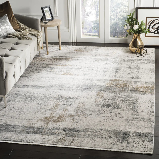 Safavieh Eclipse 200 4'-0" x 6'-0" Rug in Beige / Grey