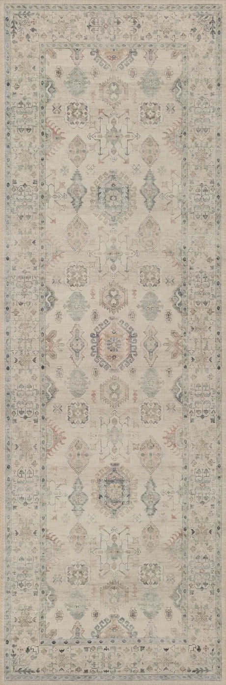 Loloi Hathaway Hth-04 Beige/Multi Rugs - runner flat
