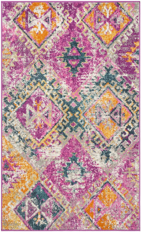 Safavieh Madison 3'-0" x 5'-0" Rug in Fuchsia / Blue