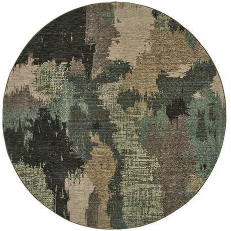 Oriental Weavers Sphinx Evolution 8011B Blue/Brown Rugs - main flat