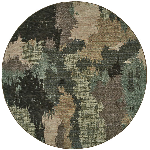 Oriental Weavers Sphinx Evolution 8011B Blue/Brown Rugs - main flat