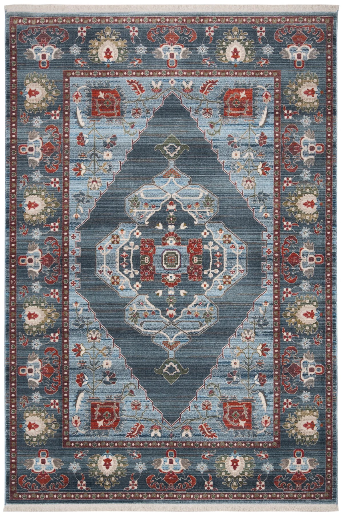 Safavieh Vintage Persian 4'-0" x 6'-0" Rug in Blue / Light Blue