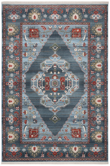 Safavieh Vintage Persian 4'-0" x 6'-0" Rug in Blue / Light Blue