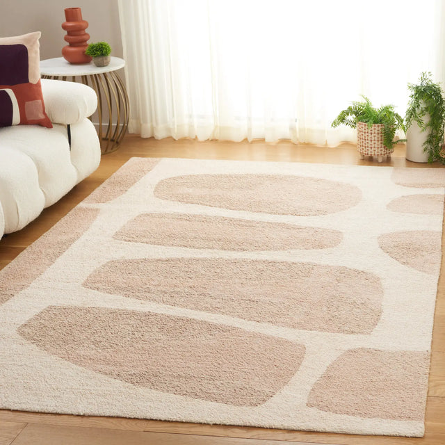 Safavieh Easy Care 4'-0" x 6'-0" Rug in Beige / Ivory