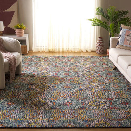 Safavieh Aspen 10'-0" x 14'-0" Rug in Blue / Gold