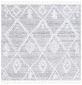 Safavieh Chapel 6'-7" x 6'-7" Rug in Black / Ivory