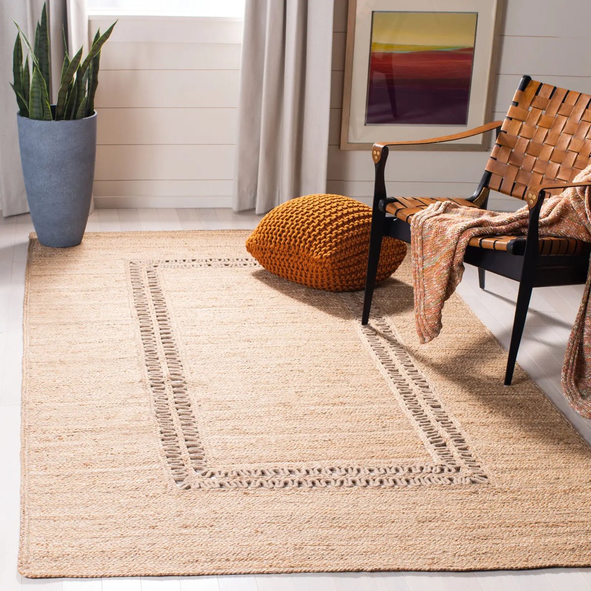 Safavieh Natural Fiber 4'-0" x 6'-0" Rug in Beige