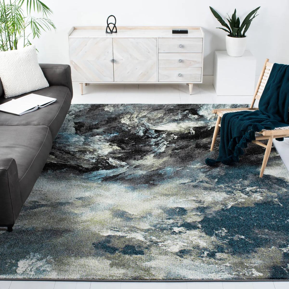Safavieh Glacier 10'-6" x 14'-0" Rug in Blue / Multi