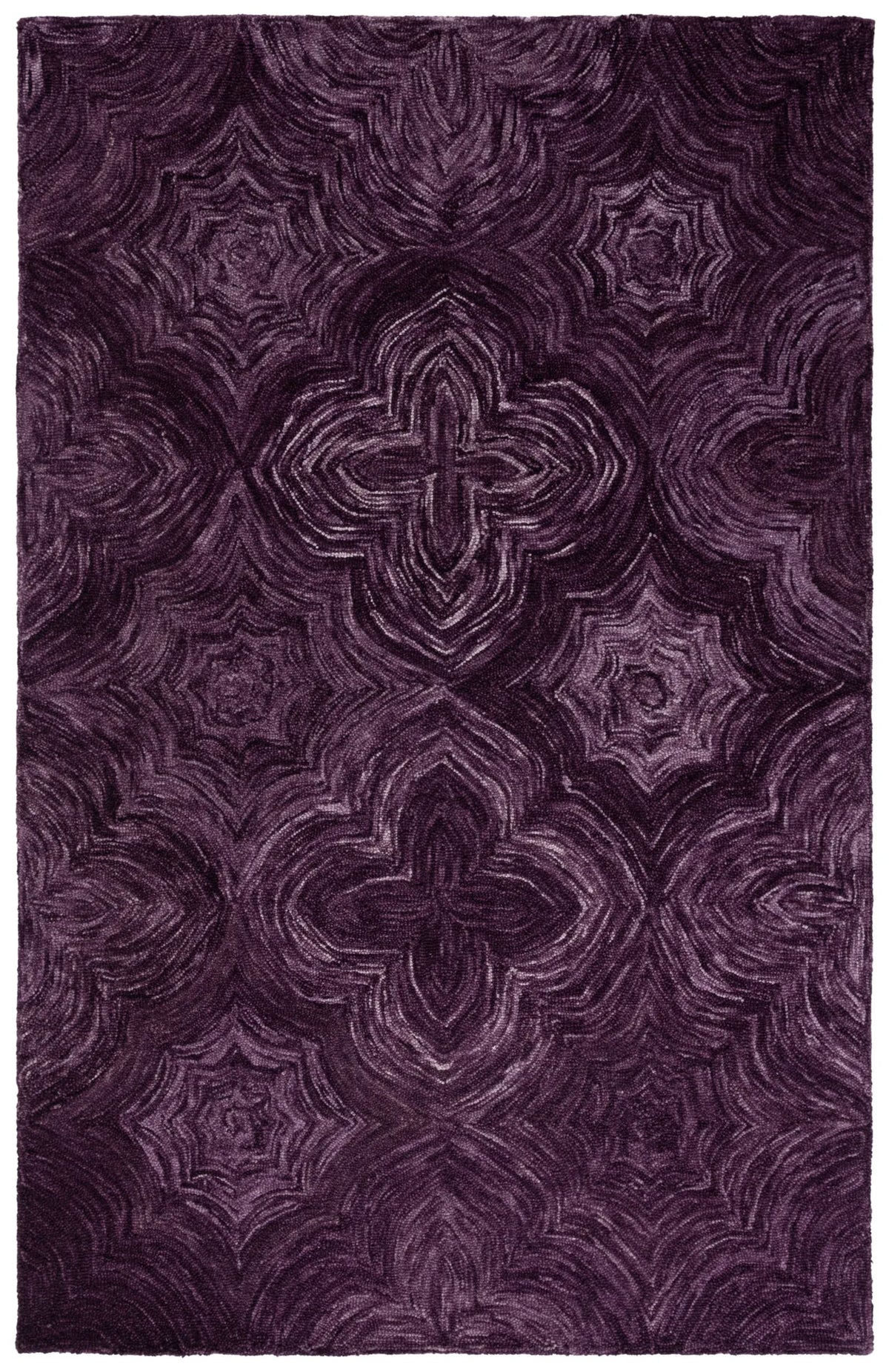 Safavieh Ikat 4'-0" x 6'-0" Rug in Purple