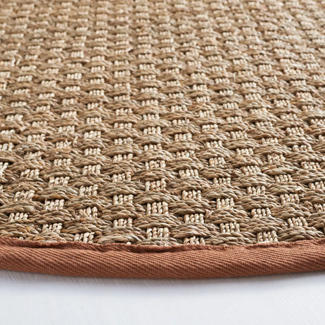 Safavieh Natural Fiber 6'-0" x 6'-0" Rug in Natural / Brown