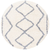 Safavieh Venus Shag 600 6'-7" x 6'-7" Rug in Ivory / Grey