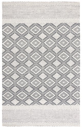 Safavieh Vermont 4'-0" x 6'-0" Rug in Ivory / Black