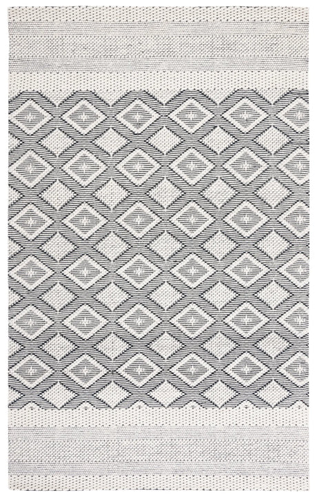 Safavieh Vermont 4'-0" x 6'-0" Rug in Ivory / Black