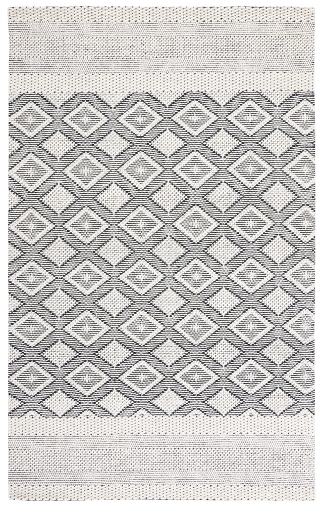 Safavieh Vermont 4'-0" x 6'-0" Rug in Ivory / Black