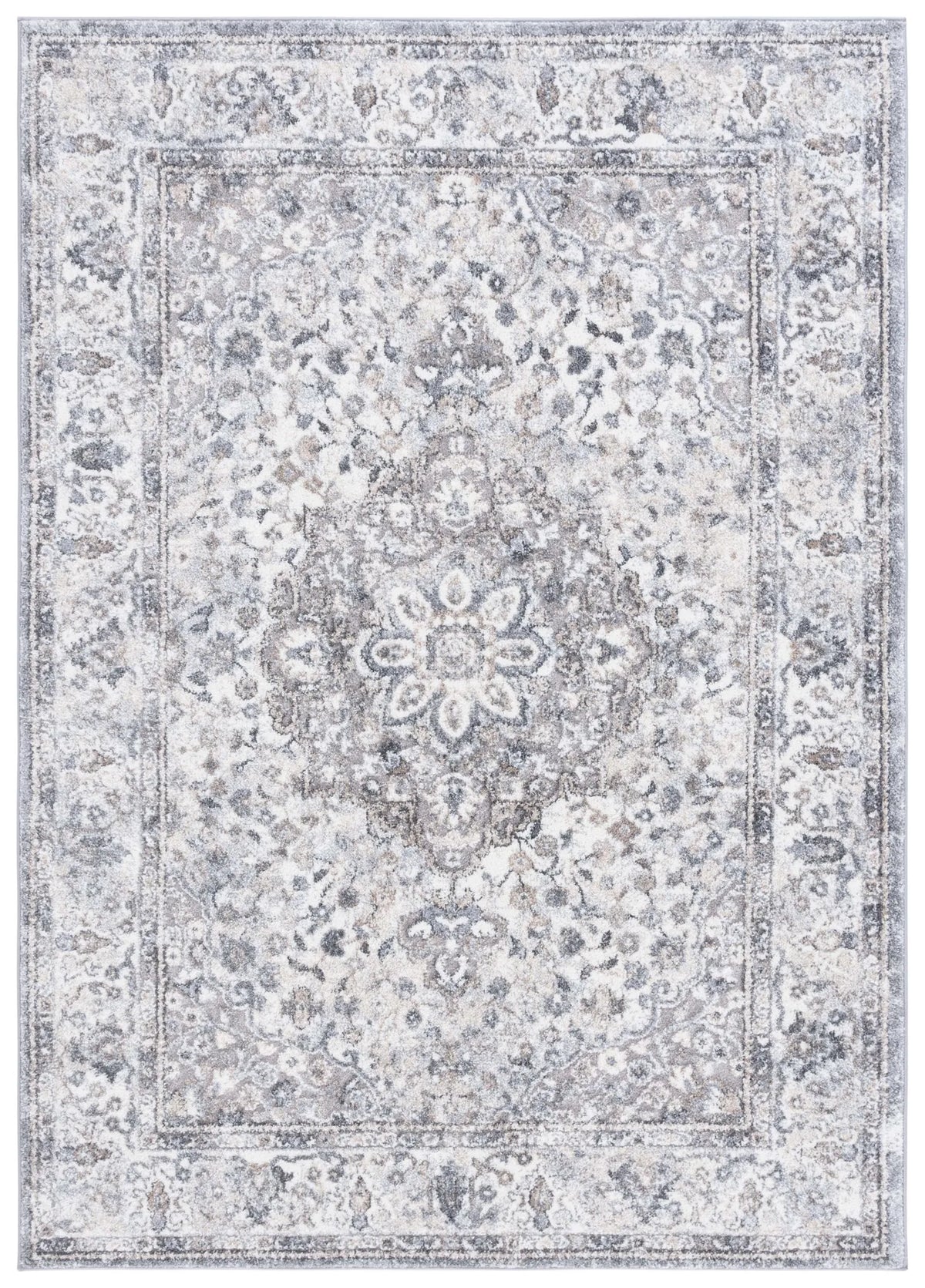 Safavieh Opal 4'-0" x 6'-0" Rug in Grey / Ivory