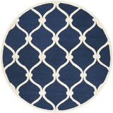 Safavieh Cambridge 6'-0" x 6'-0" Rug in Navy / Ivory
